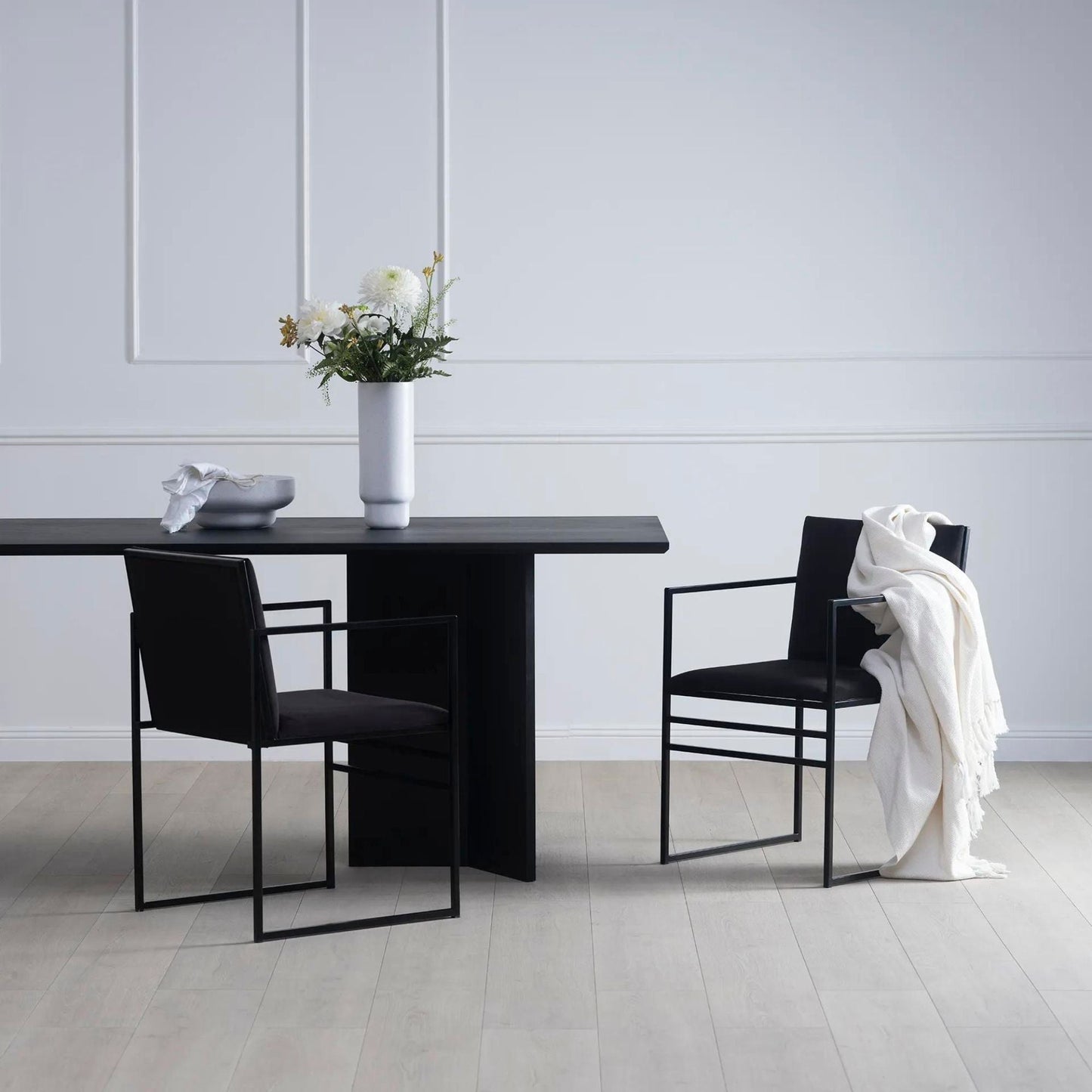 SET 2 Silla terciopelo marsella soporte