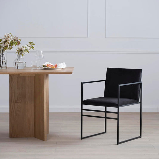 SET 2 Silla terciopelo marsella soporte