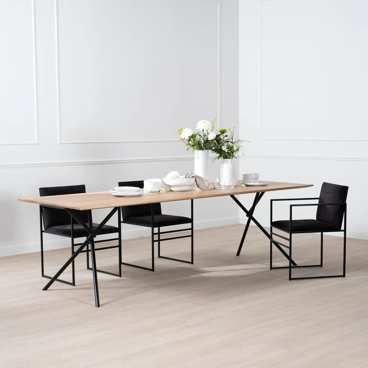 SET 2 Silla terciopelo marsella soporte